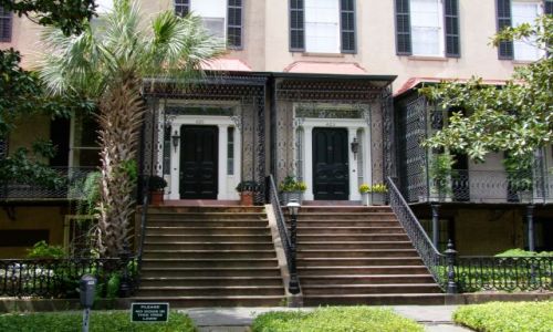 Zdjęcie USA / - / Georgia / Savannah / drzwi