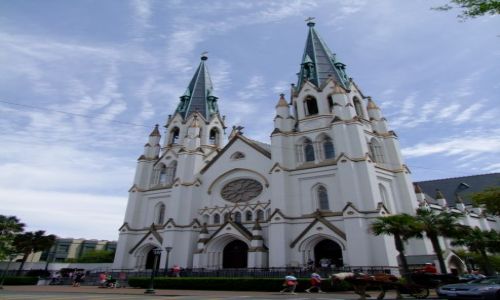 Zdjęcie USA / - / Georgia / Savannah / katedra sw. Jana Chrzciciela