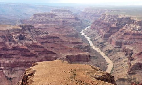 Zdjęcie USA / Arizona / Grand Canyon NP / Rzeka Kolorado z lotu ptaka