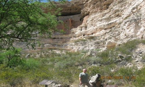 Zdjęcie USA / Arizona / castle Montezuma / Siedziba Montezumy w Arizonie