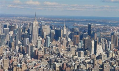 Zdjecie USA / - / NY / Lot helikopterem nad Manhatanem