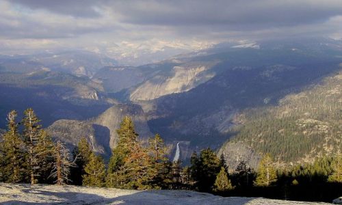 Zdjecie USA / Kalifornia / Yosemite National Park / panorama z Sentinel Dome - Yosemite