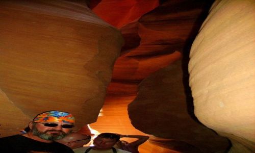 Zdjcie USA / Arizona / Antelope Canyon / podziwiajc Antelope Canyon