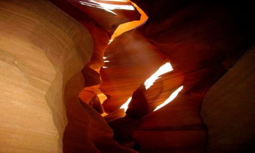 Zdjecie USA / Arizona / Antelope Canyon / magiczne wiato w Antelope Canyon