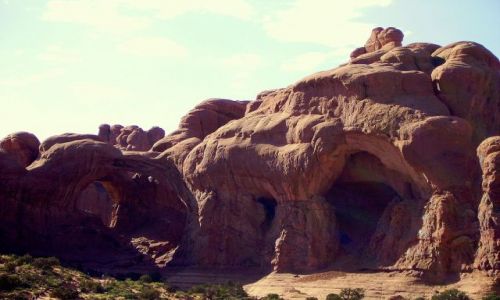 Zdjęcie USA / Utah / Arches Nat. Park / Double Arch