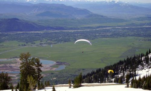 Zdjęcie USA / Wyoming / Grand Teton Nat. Park / loty nad Jackson Hole