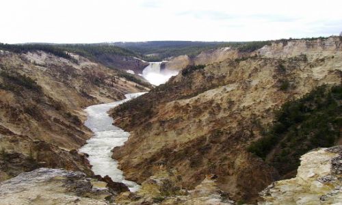 Zdjecie USA / Wyoming / Yelowstone Nat.Park / rzeka Yellowstone