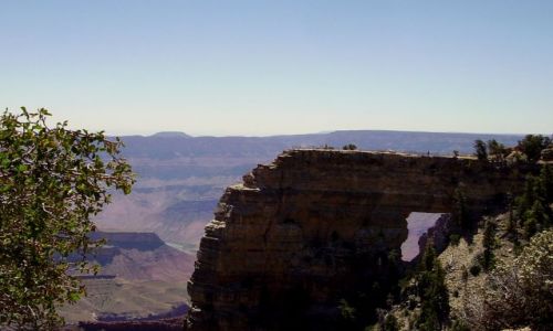 Zdjcie USA / Arizona / North Rim Grand Canyon / Angel Window - krawd pnocna