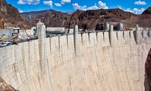Zdjecie USA / Arizona Nevada / Hoover Dam / Tama Hoover'a