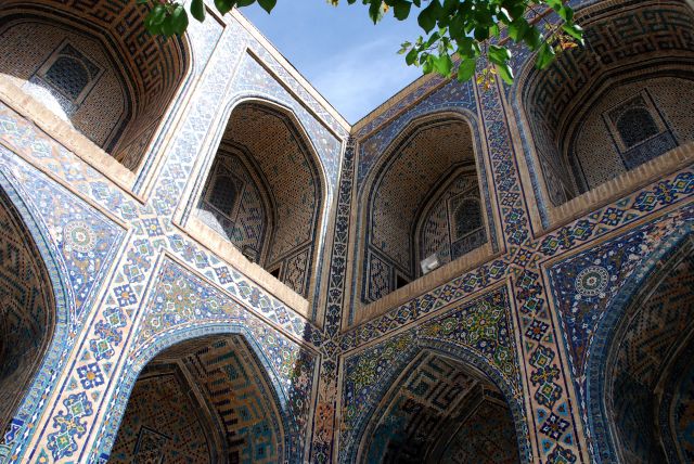 Zdjęcia: Registan, Samarkanda, W medresie Ulug Bega, UZBEKISTAN Zdjęcia: Registan, Samarkanda, W medresie Ulug Bega, UZBEKISTAN