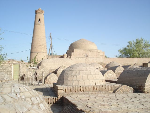 Zdjęcia: Chiwa, Chorezm, Muzułmański cmentarz, UZBEKISTAN Zdjęcia: Chiwa, Chorezm, Muzułmański cmentarz, UZBEKISTAN