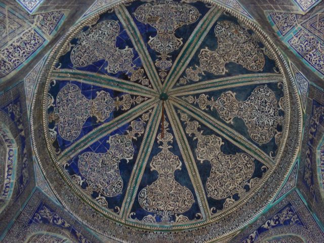 Zdjęcia: Chiwa, Chorezm, Wnętrze meczetu, UZBEKISTAN Zdjęcia: Chiwa, Chorezm, Wnętrze meczetu, UZBEKISTAN