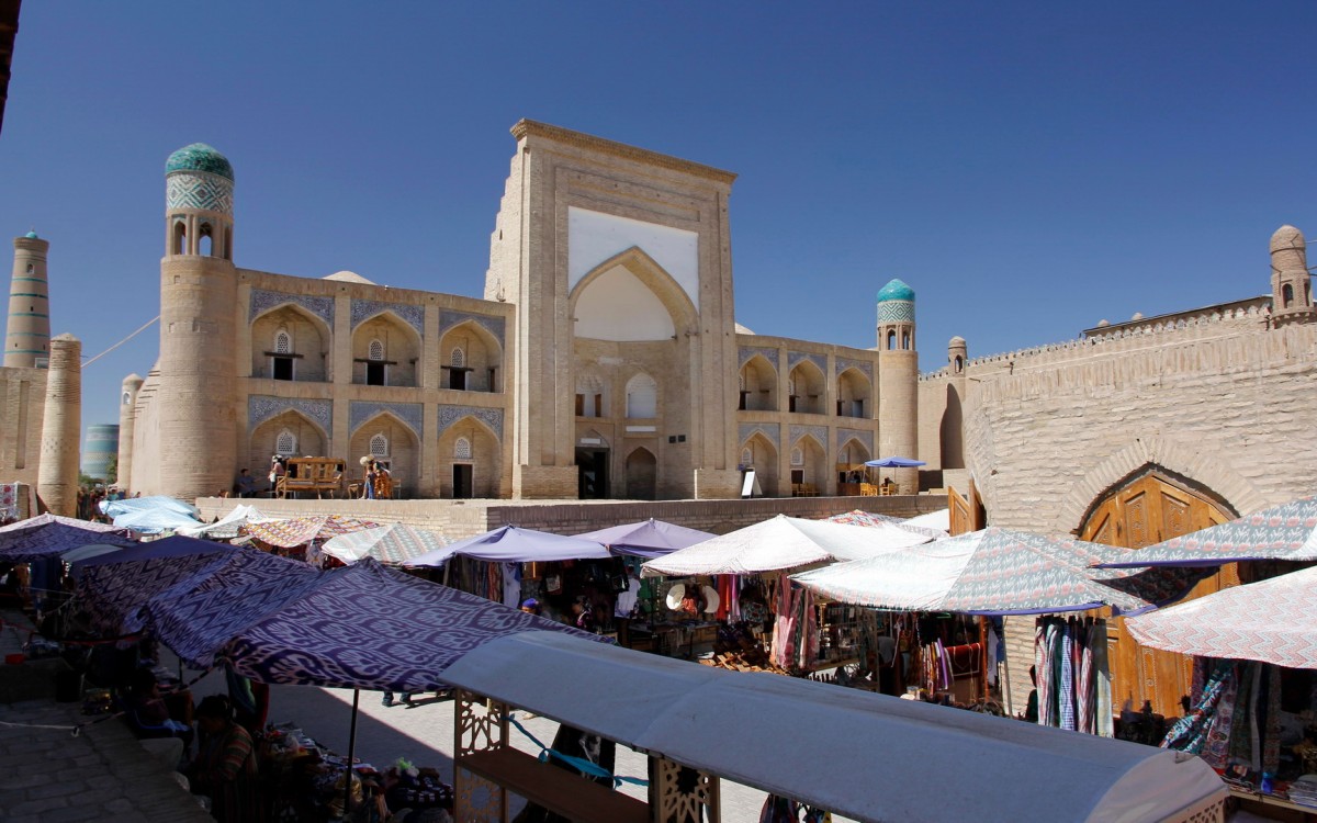 Zdjęcia: Chiwa, Chorezm, Medresa Kutluga Murada Inaka, UZBEKISTAN Zdjęcia: Chiwa, Chorezm, Medresa Kutluga Murada Inaka, UZBEKISTAN