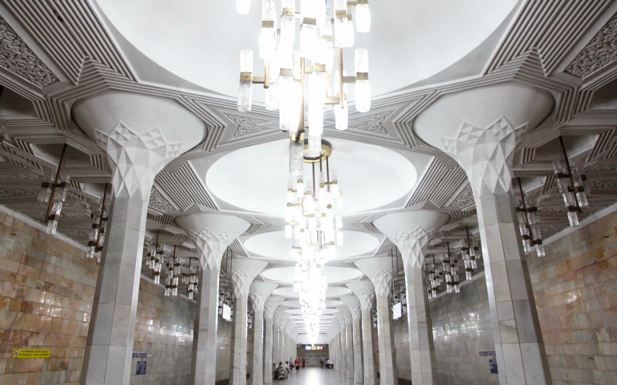 Zdjęcia: Taszkient, Stacja metra Mustakillik maydoni, dawniej Plac Lenina, UZBEKISTAN Zdjęcia: Taszkient, Stacja metra Mustakillik maydoni, dawniej Plac Lenina, UZBEKISTAN