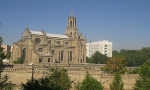 Zdjęcie UZBEKISTAN / Uzbekistan  -  Taszkient / Uzbekistan  -  Taszkient / Kościół katolicki w Taszkiencie