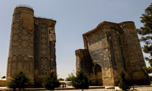 Zdjcie UZBEKISTAN / wilajet samarkandzki / Shahrisabz / Pozostaoci po Biaym Paacu