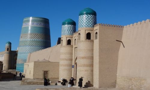 Zdjęcie UZBEKISTAN / - / Minaret Kalta Minor / CHIWA