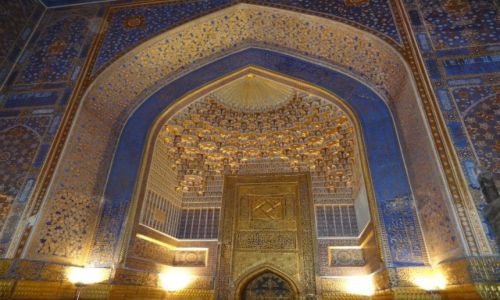 Zdjecie UZBEKISTAN / - / Samarkanda / Z cyklu: Bajeczne meczety - wntrze