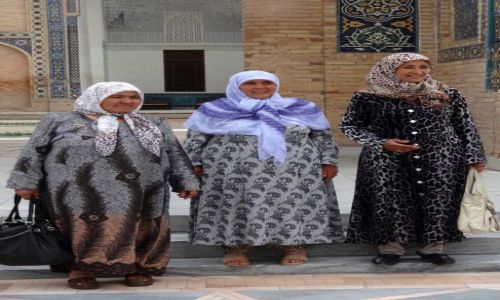 Zdjecie UZBEKISTAN / - / Przed nekropoli / Uzbeczki