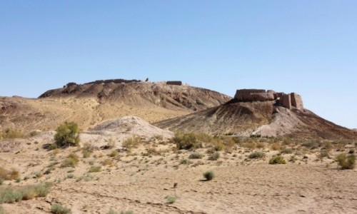 Zdjęcie UZBEKISTAN / Karakałpacja / Ayaz-Kala / Ruiny fortec Ayaz-Kala