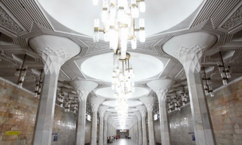 Zdjęcie UZBEKISTAN / - / Taszkient / Stacja metra Mustakillik maydoni, dawniej Plac Lenina