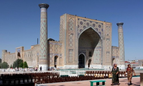 Zdjcie UZBEKISTAN / Samarkanda / Samarkanda / Registan, medresa Uug Bega