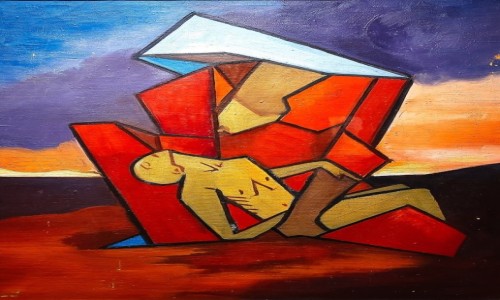 Zdjcie UZBEKISTAN / Republika Karakapacka / Nukus, Muzeum Sawickiego / Aralska pieta