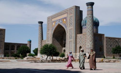 Zdjecie UZBEKISTAN / Samarkanda / Registan / W stolicy Timura