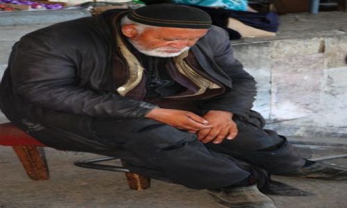 Zdjęcie UZBEKISTAN / Taszkient / Taszkient-targ / Starzec