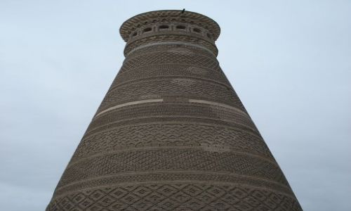 Zdjcie UZBEKISTAN / Wilojat Buchary / Buchara / Najpikniejszy minaret w Bucharze