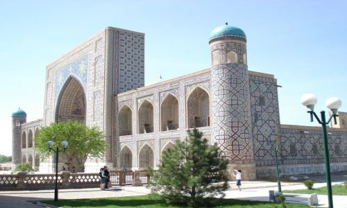 Zdjęcie UZBEKISTAN / Wilojat Samarkandy / Samarkanda - Registan / Registan - Tillia Kori