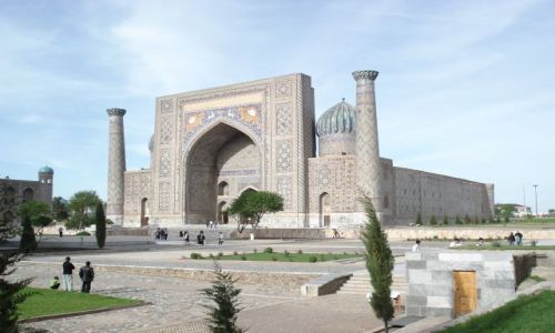 Zdjecie UZBEKISTAN / Wilojat Samarkandy / Samarkanda - Registan / Medresa Szir Dor