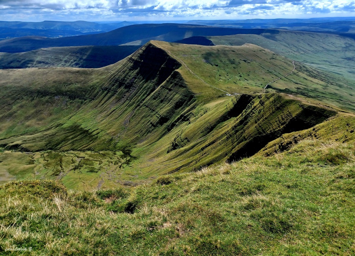 Zdjęcia: Szczyt Pen y Fan., Południowa Walia., Widok z Pen y Fan., WALIA Zdjęcia: Szczyt Pen y Fan., Południowa Walia., Widok z Pen y Fan., WALIA