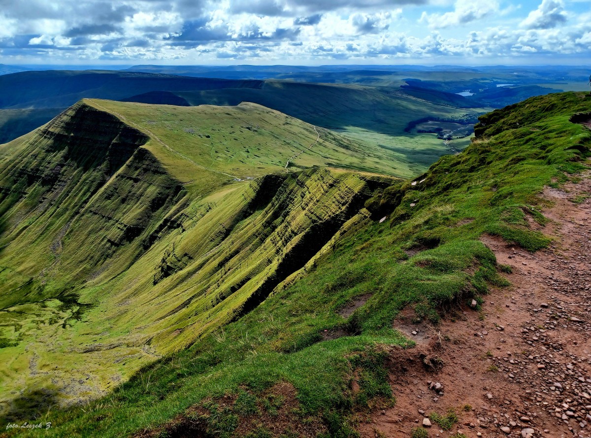 Zdjęcia: Parku Narodowym Brecon Beacons., Południowa Walia., Ze szczytu Pen y Fan., WALIA Zdjęcia: Parku Narodowym Brecon Beacons., Południowa Walia., Ze szczytu Pen y Fan., WALIA
