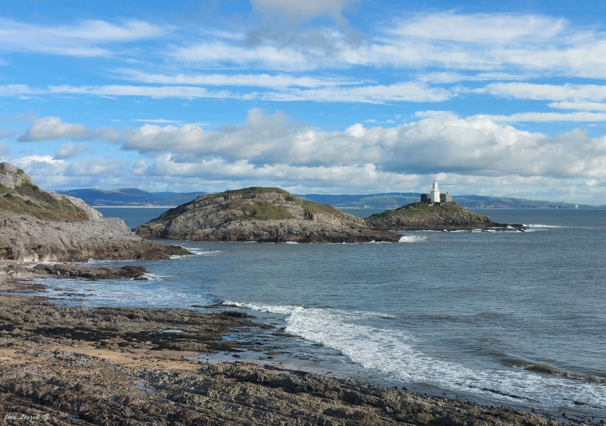 Zdjęcia: Mumbles Bay., Swansea., Latarnia morska Mumbles., WALIA Zdjęcia: Mumbles Bay., Swansea., Latarnia morska Mumbles., WALIA