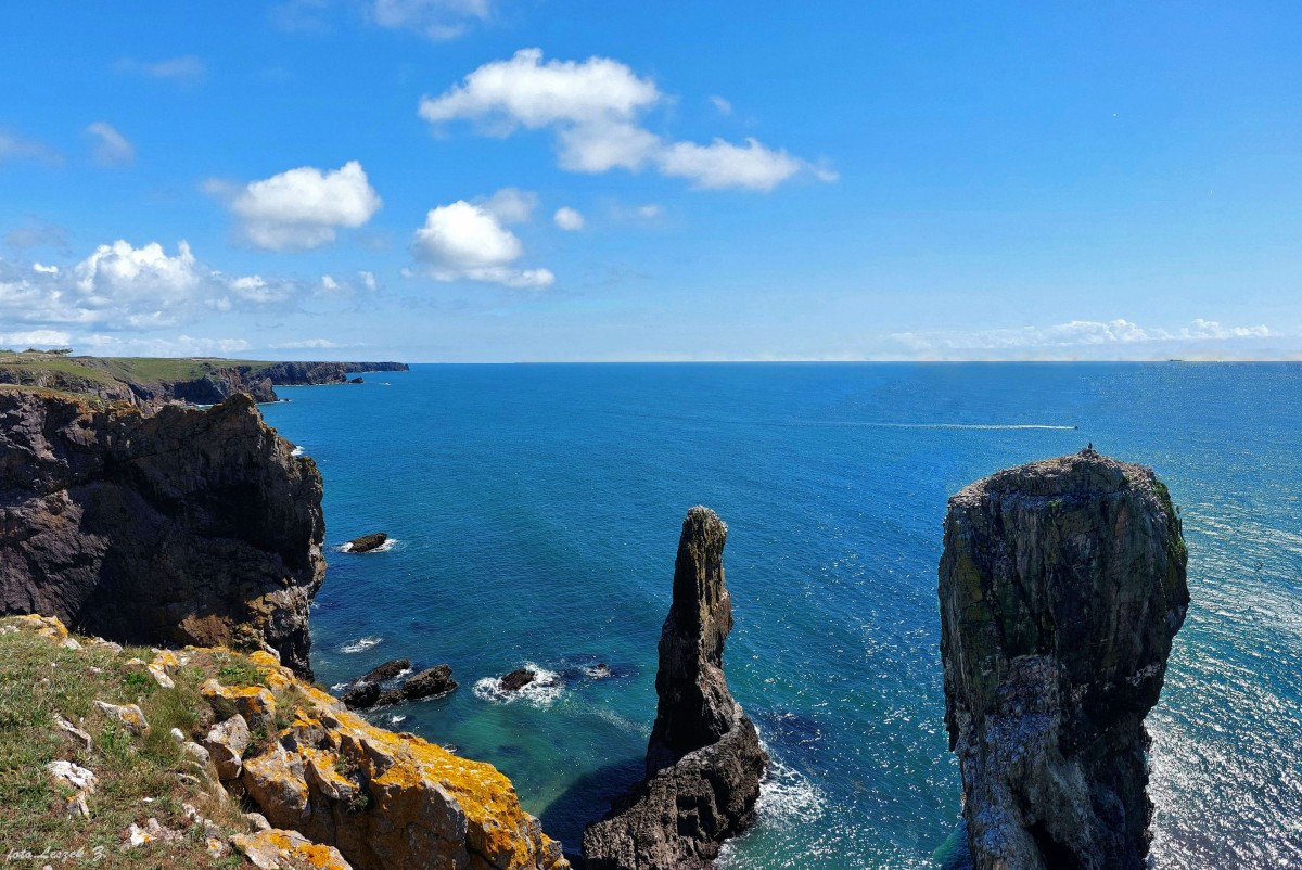 Zdjęcia: Green Bridge of Wales, Park Narodowy Pembrokeshire Coast., Pembrokshire., WALIA Zdjęcia: Green Bridge of Wales, Park Narodowy Pembrokeshire Coast., Pembrokshire., WALIA