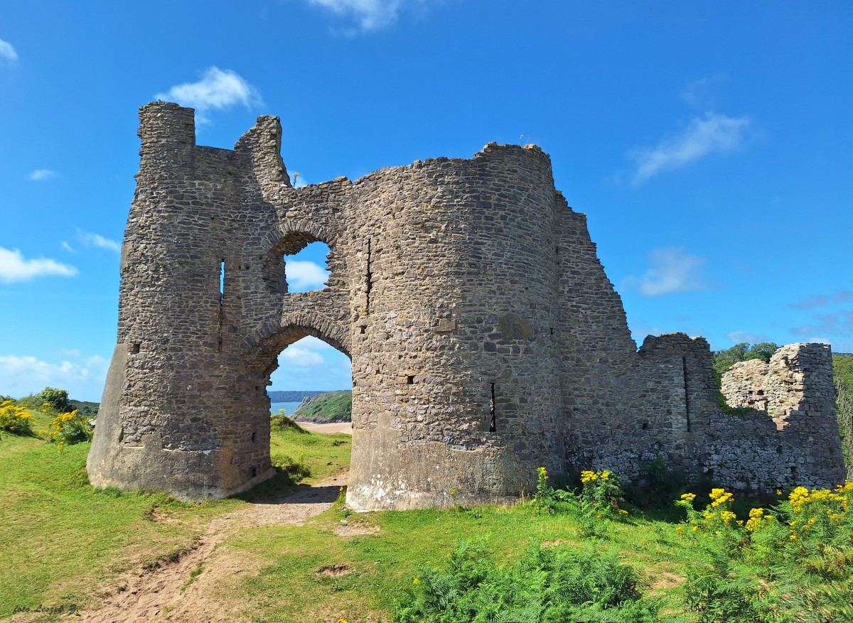 Zdjęcia: Parkmill., Półwysep Gower., Ruiny bramy zamku Pennard.., WALIA Zdjęcia: Parkmill., Półwysep Gower., Ruiny bramy zamku Pennard.., WALIA