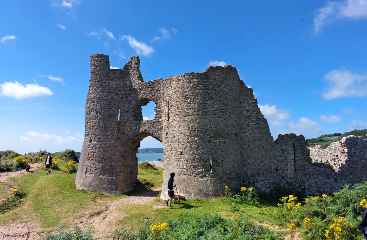 Zdjęcia: Parkmill., Półwysep Gower., Ruiny  bramy zamku Pennard.., WALIA Zdjęcia: Parkmill., Półwysep Gower., Ruiny  bramy zamku Pennard.., WALIA