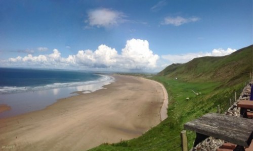 Zdjecie WALIA / Pwysep Gower. / Rhossili - Plaa / Rossili Bay.