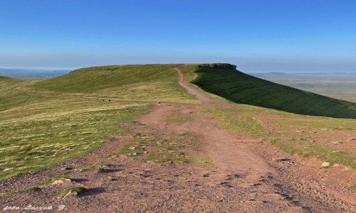 Zdjecie WALIA / Brecon Beacons National Park. / Walia. / Peny Fan (886 m.) - najwyszy szczyt Walii.