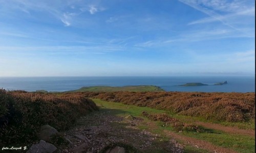 Zdjcie WALIA / Walia. / Plwysep Gower. / Rhossili - Worms Head (Gowa Smoka).