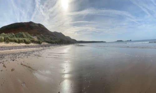 Zdjcie WALIA / Pwysep Gower. / Rhossili Bay. / Plaa Rhossili.