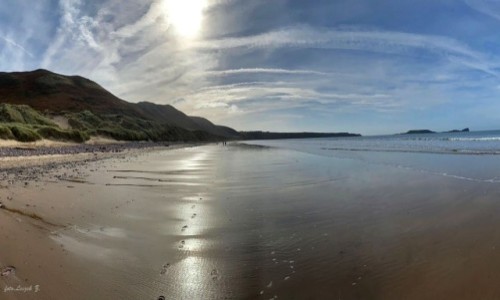 Zdjcie WALIA / Pwysep Gower. / Rhossili Bay. / Plae Rhossili.