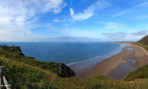 Zdjcie WALIA / Plwysep Glower / Rhossili Bay. / Panorama najpikniejszej play Walii.