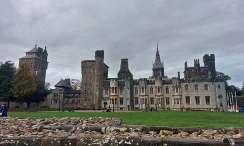 Zdjcie WALIA / Cardiff. / Cardiff. / Normandzki zamek w Cardiff.