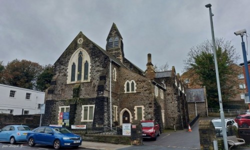 Zdj�cie WALIA / Swansea. / Abertawe - Swansea. / Ko�ci� anglika�ski �w. Dawida.