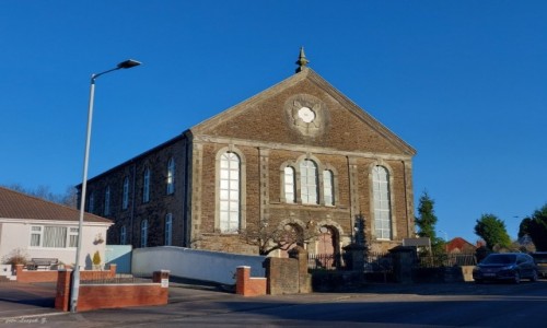 Zdjcie WALIA / Swansea. / Dzielnica Llansamlet. / Niezalena kaplica Bethel.