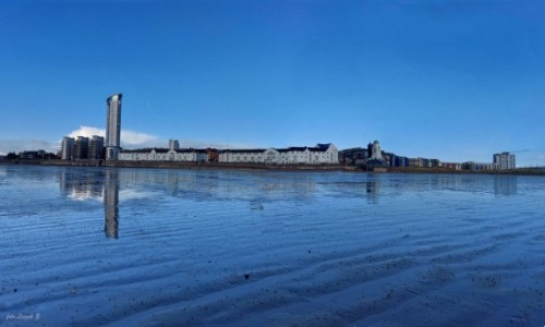 Zdjcie WALIA / Swansea. / Swansea Bay. / Odpyw na play w Swansea.