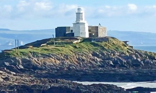 Zdjecie WALIA / Swansea. / Swansea  (Abertawe).. / Latarnia morska - Mumbles.