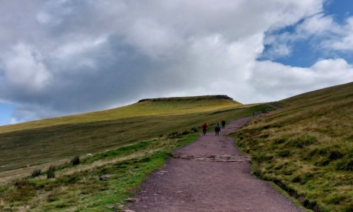 Zdjcie WALIA / Poudniowa Walia. / Brecon Beacons National Park. / Szlak na 